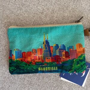 Nashville Revolution Multicolor Skyline wristlet